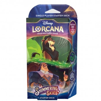 Disney Lorcana: The First Chapter - Scar Kronk pradedančiųjų rinkinys (60 kortų) (anglų k.)